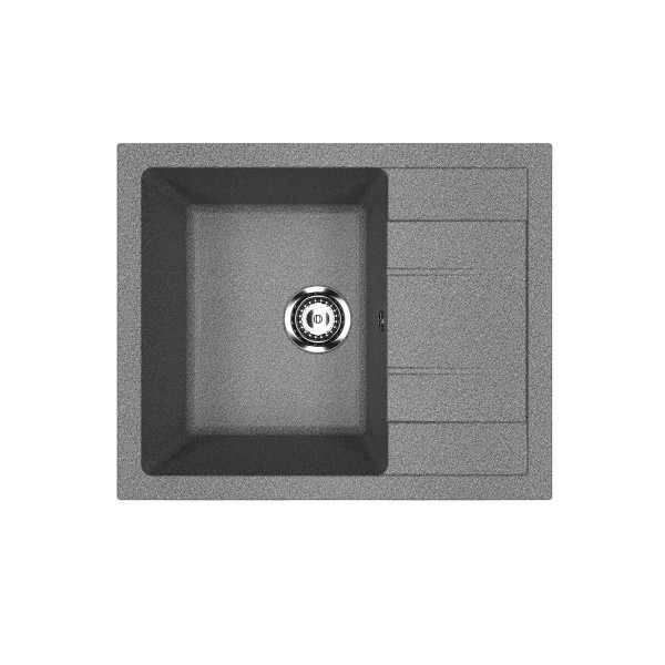 Кухонная мойка Ulgran U-607-309, темно-серый. Фото 1