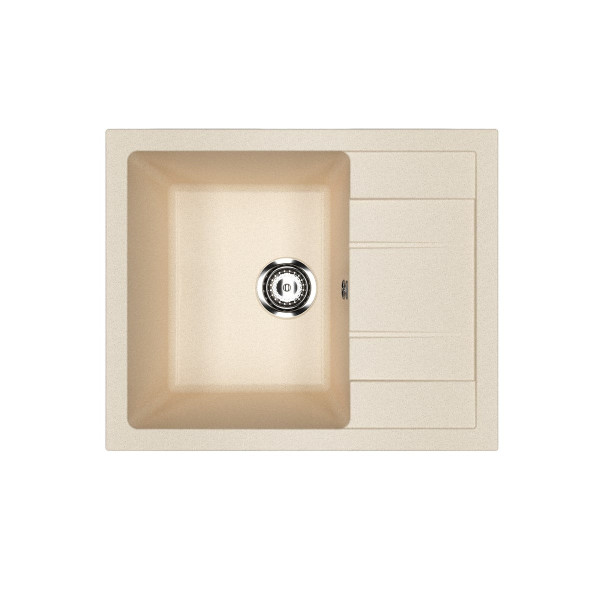 Кухонная мойка Ulgran U-607-328, бежевый. Фото 1