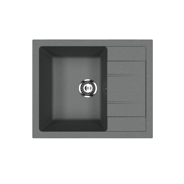 Кухонная мойка Ulgran U-607-343, антрацит. Фото 1
