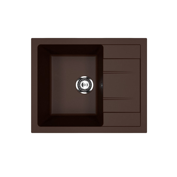Кухонная мойка Ulgran U-607-345, шоколад. Фото 1