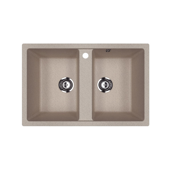 Кухонная мойка Ulgran U-608-302, песочный. Фото 1