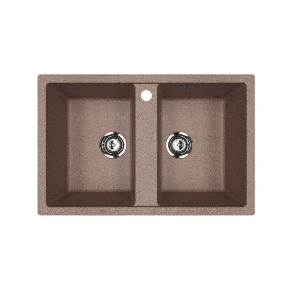 Кухонная мойка Ulgran U-608-307, терракот. Фото 1