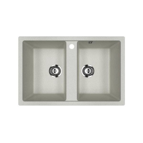 Кухонная мойка Ulgran U-608-310, серый. Фото 1