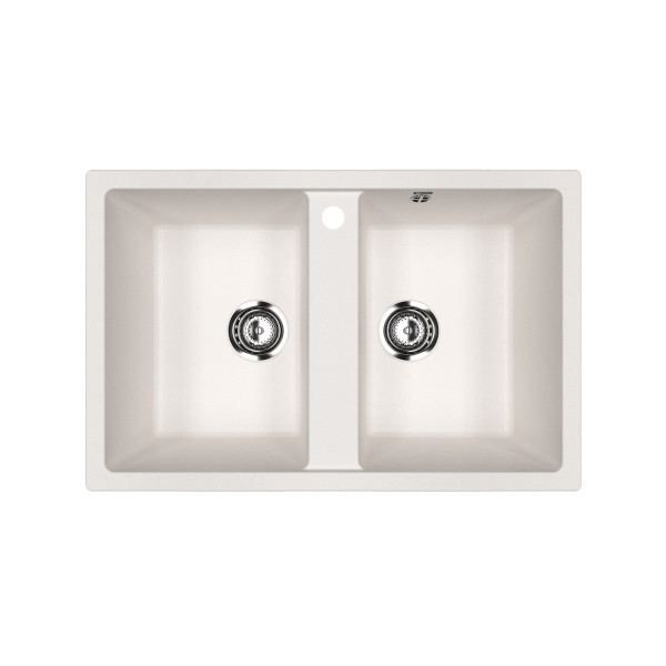 Кухонная мойка Ulgran U-608-331, белый. Фото 1
