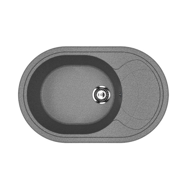 Кухонная мойка Ulgran U-610-309, темно-серый. Фото 1