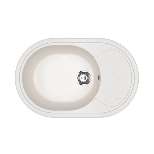 Кухонная мойка Ulgran U-610-341, ультра-белый. Фото 1