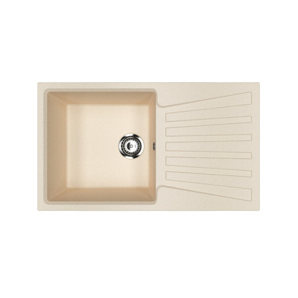 Кухонная мойка Ulgran U-703-328, бежевый. Фото 1