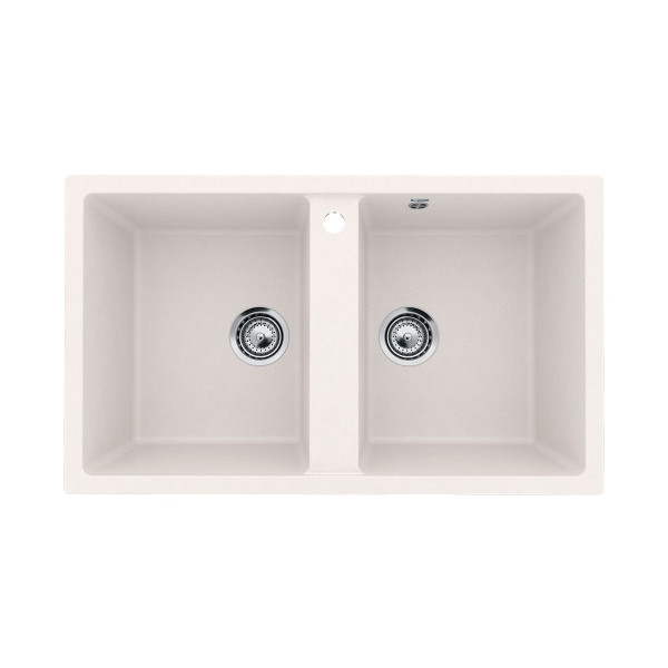 Кухонная мойка Ulgran U-708-341, ультра-белый. Фото 1