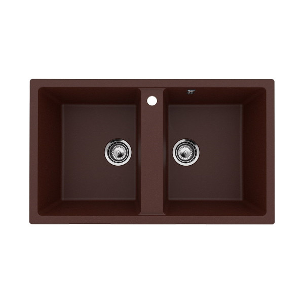 Кухонная мойка Ulgran U-708-345, шоколад. Фото 1
