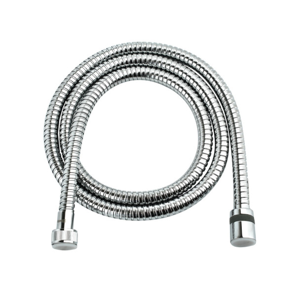 LE8030S "Аксессуары" Шланг душевой двухзагибный 1,5 м, сталь хромированная, пакет с подвесом. Фото 1