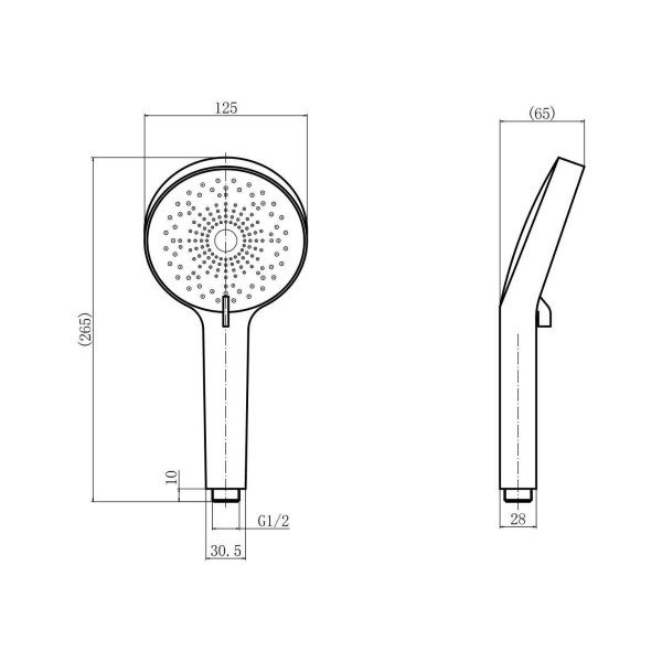 Лейка для душа FASHUN A012, хром. Фото 2