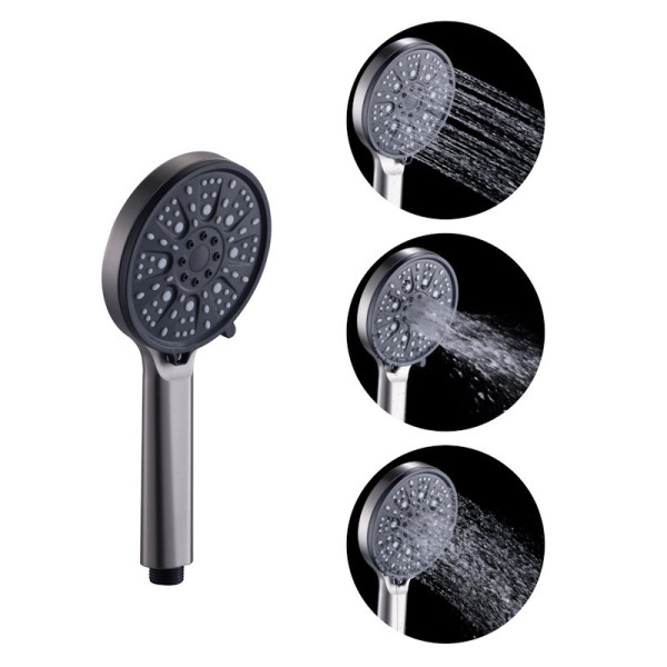 Лейка для душа FASHUN A019-17, графит/серый. Фото 3