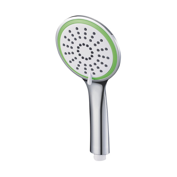 Лейка для душа G.Lauf UHS-1152GN, хром/зеленый. Фото 1