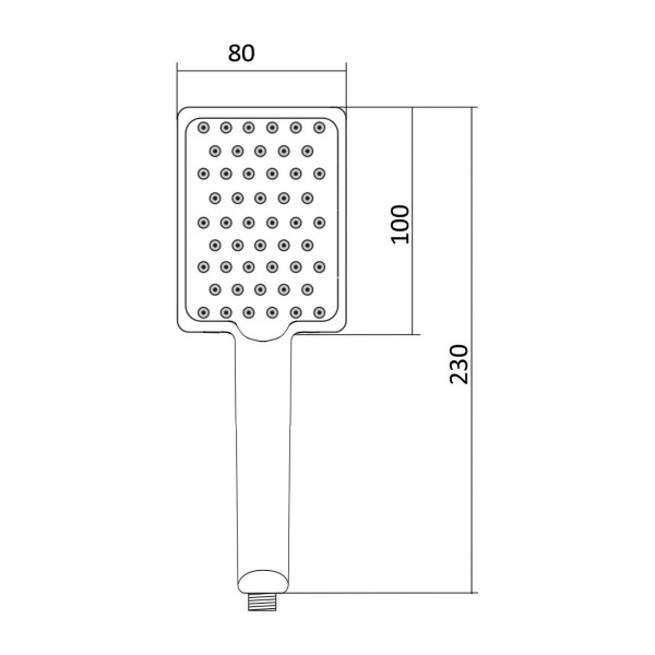 Лейка для душа Славен СЛ-ЗП-048, хром. Фото 2