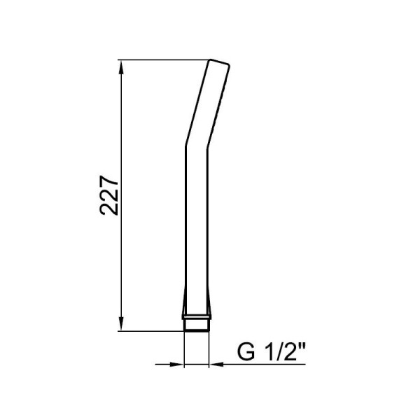 Лейка для душа Webert AC0426015, хром. Фото 2