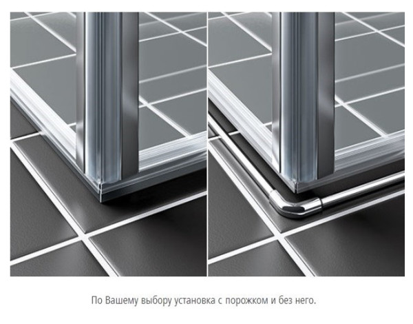 LI SNL 09020 3PK LIGA Распашная дверь с фиксир. панелью H=2000, L=900, профиль Schwarz Soft +стекло прозрачное ESG с KERMIclean (для комб. со стенкой). Фото 2