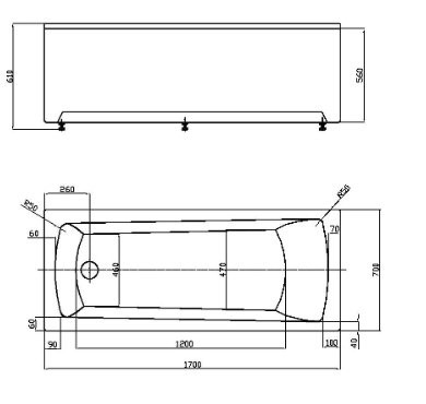 Либра 170 NEW (только ванна с уп.). Фото 3