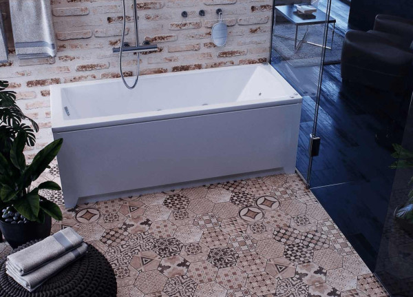 Либра-170х70 NEW пустая с фр.экр. (слив слева). Фото 2