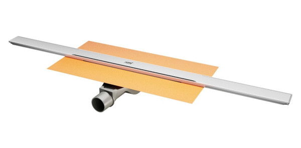 Линейный душевой трап 60 см Huppe Galata-A матовый хром. Фото 1