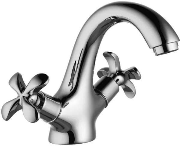 LM0106C "FLORA" Смеситель для умывальника монолитный, хром. Фото 1