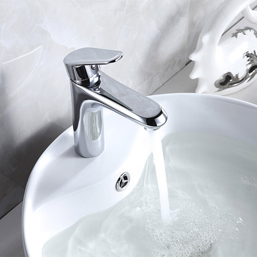 LM0306C "POINT" Смеситель для умывальника монолитный, хром. Фото 4