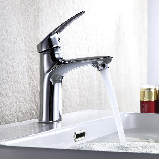 LM0406C "LINARA" Смеситель для умывальника монолитный, хром. Фото 3