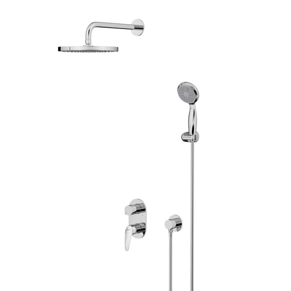 LM0429C "LINARA" Смеситель для душа встраиваемый с дополнительной 1-функциональной лейкой, хром. Фото 1