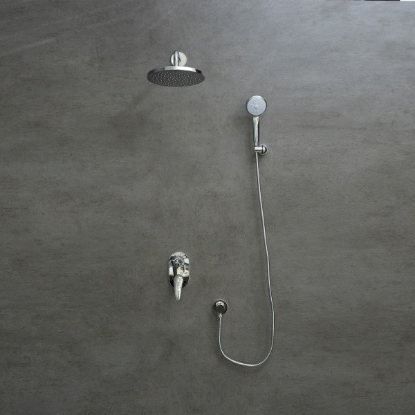 LM0429C "LINARA" Смеситель для душа встраиваемый с дополнительной 1-функциональной лейкой, хром. Фото 2