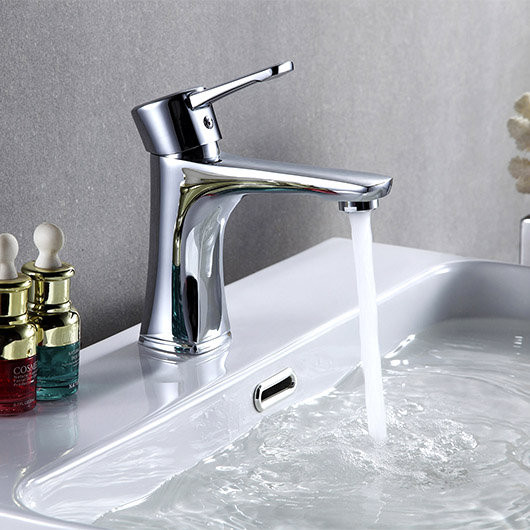 LM0506C "EVITTA" Смеситель для умывальника монолитный, хром. Фото 4