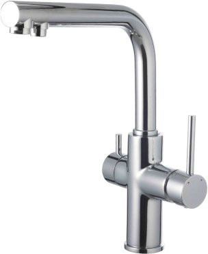 LM3060C "COMFORT" Смеситель для кухни, с дополнительным подключением к фильтру для питьвой воды, хро. Фото 1