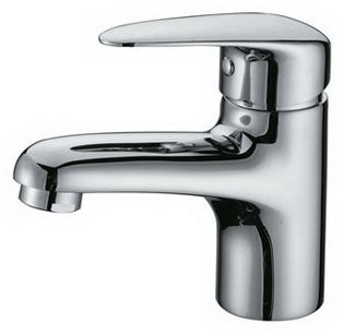 LM3306C "PRAMEN" Смеситель для умывальника, монолитный, хром. Фото 1