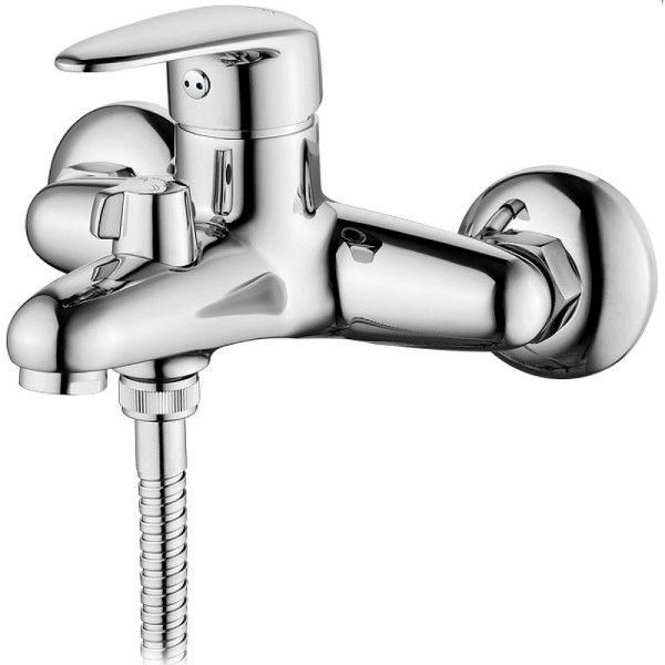 LM3314C "PRAMEN" Смеситель для ванны с коротким изливом, хром. Фото 3