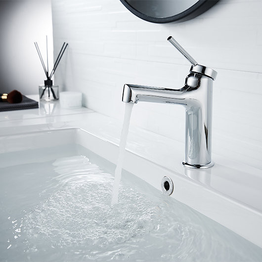 LM3806C "Minima" Смеситель для умывальника монолитный, хром. Фото 3