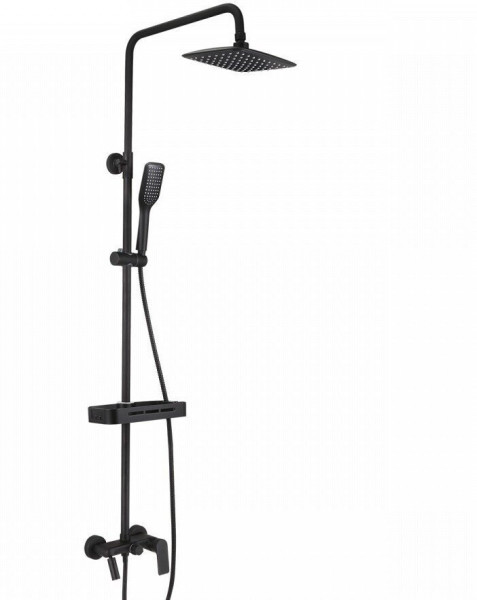 LM7002BL "TROPIC" Смеситель для ванны с верхней душевой лейкой "Тропический дождь", поворотный излив. Фото 1