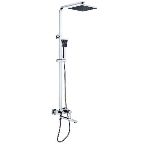 LM7004CS "TROPIC" Смеситель для ванны с верхней душевой лейкой "Тропический дождь", 1-функциональной. Фото 1