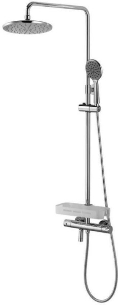 LM7010C "TROPIC" Смеситель для ванны термостатический, с верхней душевой лейкой «Тропический дождь»,. Фото 1