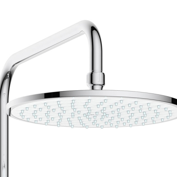 LM8809C "Аксессуары" Душевой гарнитур без смесителя, c верхней душ. лейкой "Тропический дождь" 256 м. Фото 2