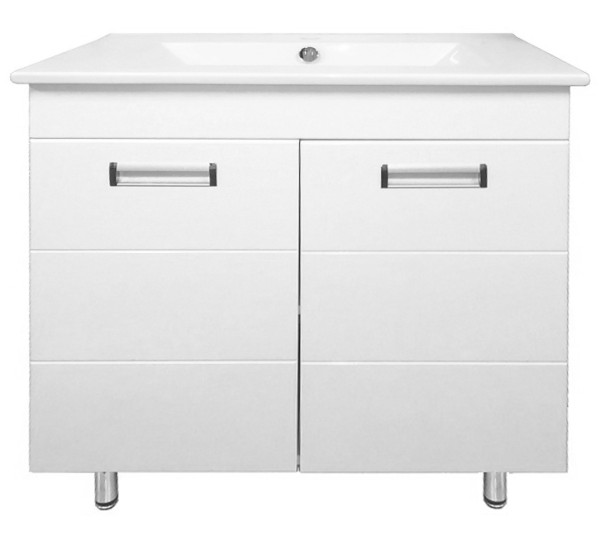 Loranto Тумба Дина 75 (750х810х460) с раковиной QUADRO 75. Фото 1