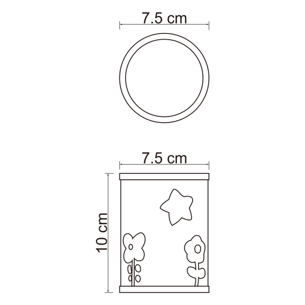 Lossa K-3428 Стакан для зубных щеток. Фото 4