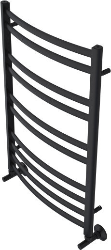 Лугано П10 500х800 Полотенцесушитель Aquatek (черный муар). Фото 3