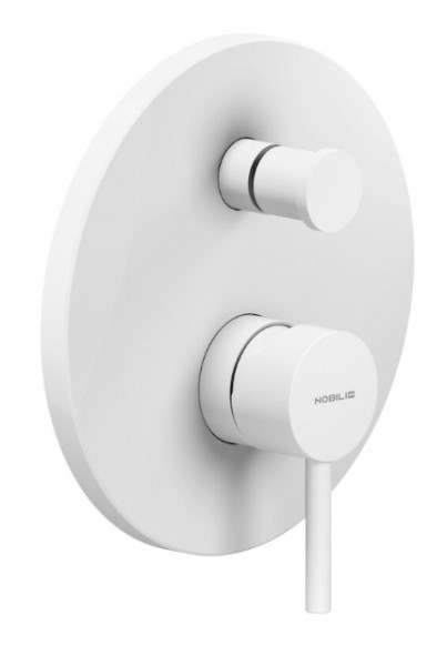 LV00100/EWM LIVE смеситель для ванны (внешняя часть) матовый белый. Фото 1