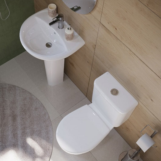 LYRA PLUS 2638.6.000.242.1 унитаз напол., подвод воды снизу (старый арт. 2638.6.000.242.9). Фото 10