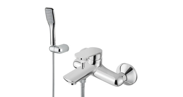 M&Z CSL00501M Castello Смеситель для ванны, с душевым набором, ХРОМ. Фото 1
