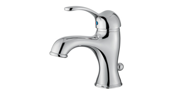 M&Z DLZ00220 Delizia Смеситель для раковины со сливным гарнитуром, ХРОМ. Фото 1