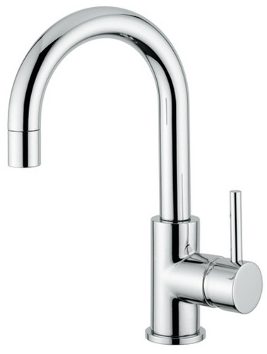 M&Z DRB00201 Ditirambo Смеситель для раковины, со сливным гарнитуром, ∩ излив, ХРОМ. Фото 1