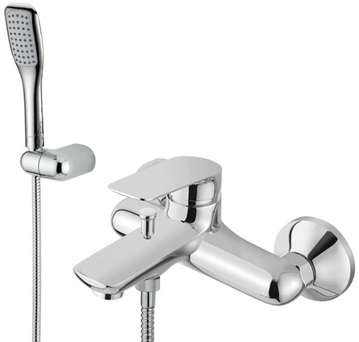 M&Z LGA00500 Laguna Смеситель для ванны, с душевым набором, ХРОМ. Фото 1