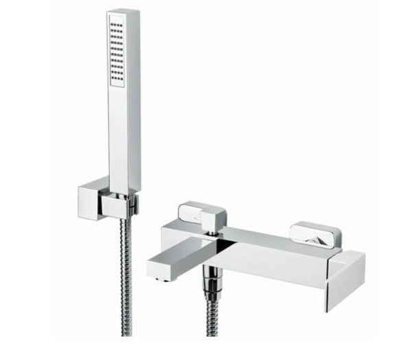 M&Z LRN00500 Lauren Смеситель для для ванны с душевым гарнитуром, ХРОМ. Фото 1