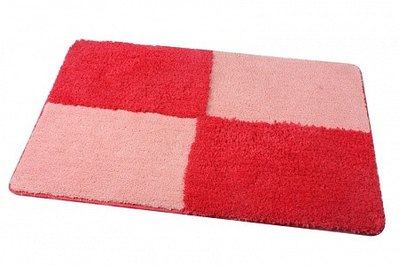 MA0601B Pink Коврик 1-ый, Раз:50х70 см, высота ворса:1,5 см, микрофибра на латексной основе, розовый. Фото 1