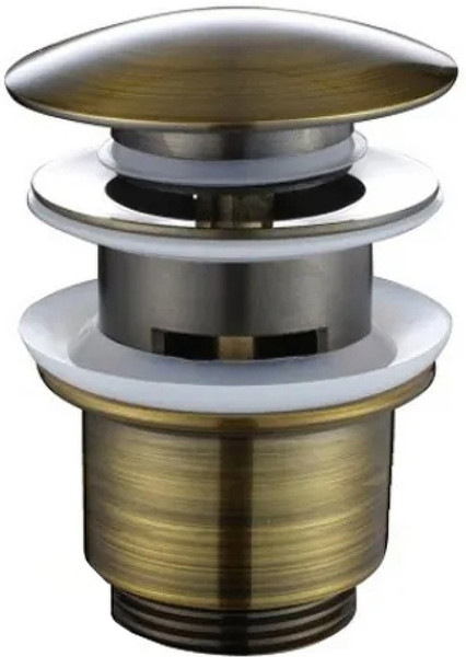 Margaroli 304/L Донный клапан Push-Open OLD BRONZE. Фото 1