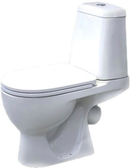 MAX COMFORT Унитаз-компакт Белый S1 (WC.CC/Max/2-DM/WHT.G/S1). Фото 1